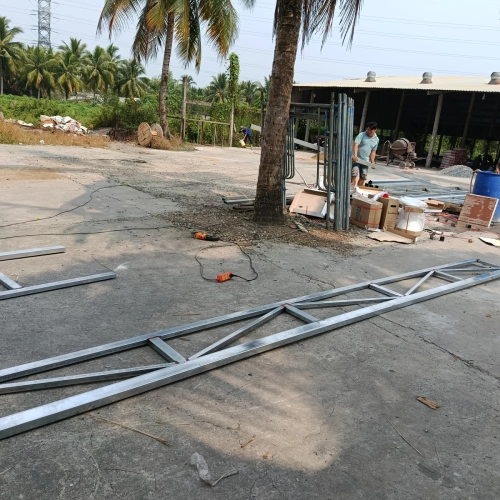 NHÀ KHUNG THÉP VÁCH PANEO