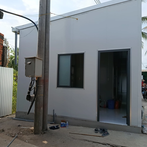 NHÀ KHUNG THÉP VÁCH PANEO