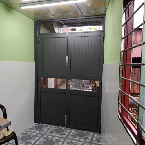 cửa nhôm hai cánh hệ 700 chi phí thấp
