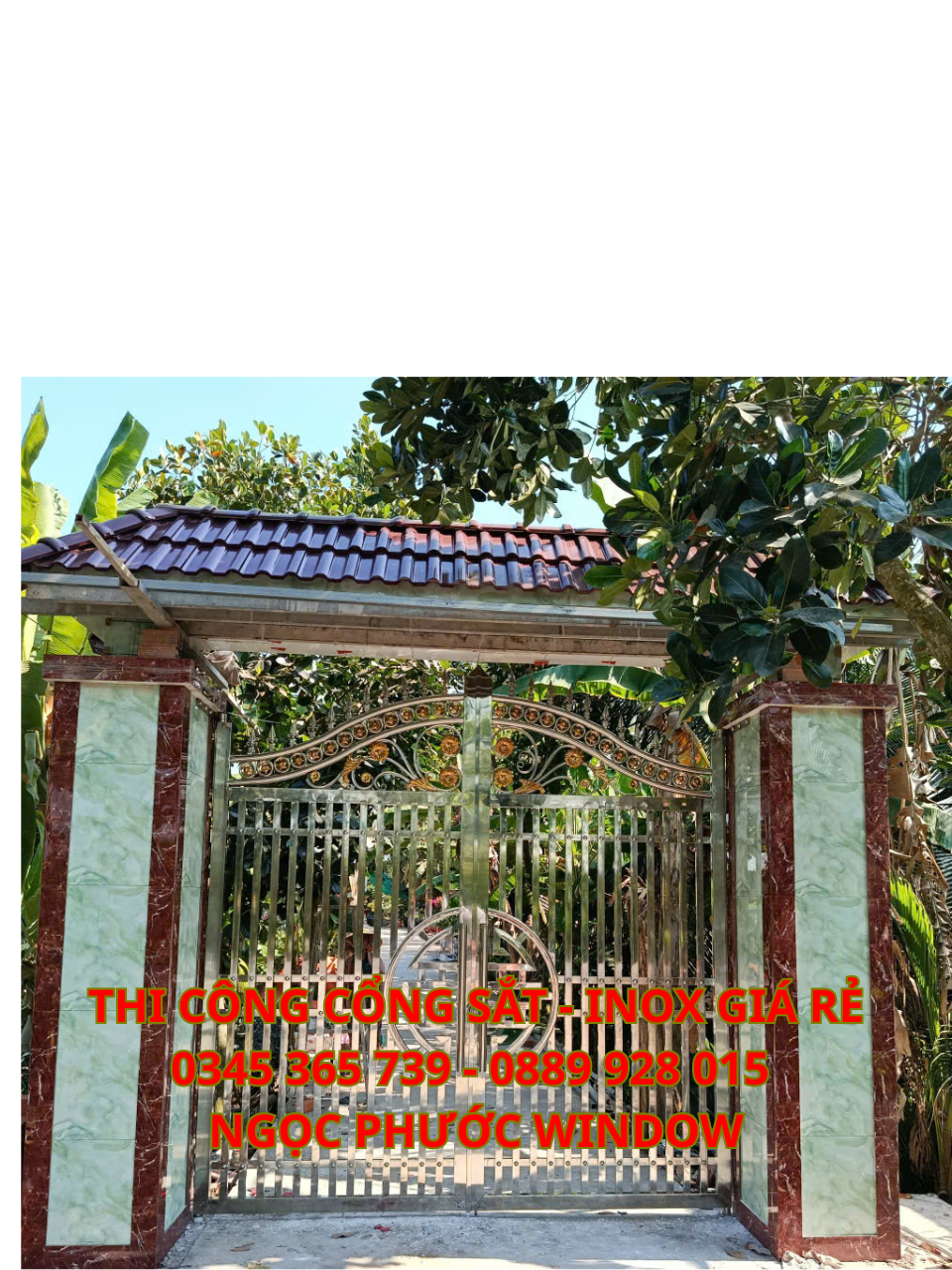 THI CÔNG CỔNG SẮT GIÁ RẺ TẠI TIỀN GIANG